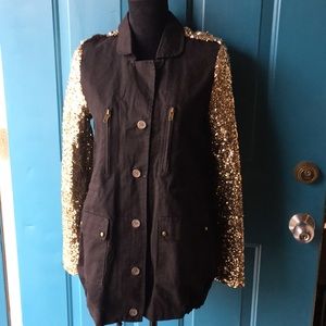 Faubourg Du Temple Sequin Jacket NWT